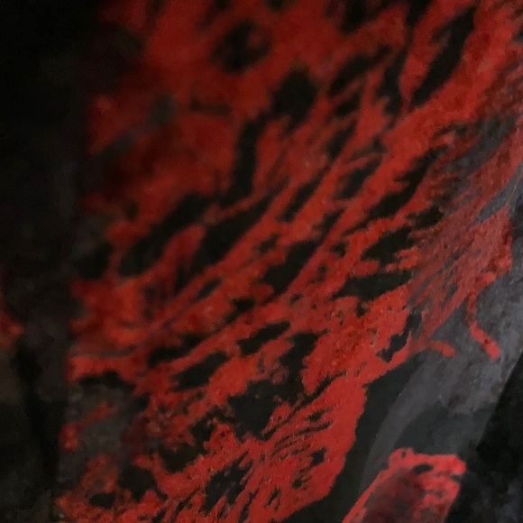 NWT Reba Black & Red Midi Skirt Size 16 - Picture 4 of 9